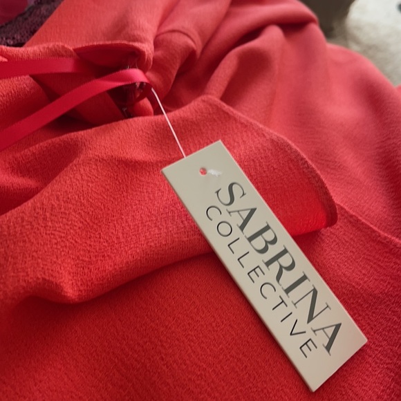 Beautiful orange dress; never worn - Picture 3 of 3